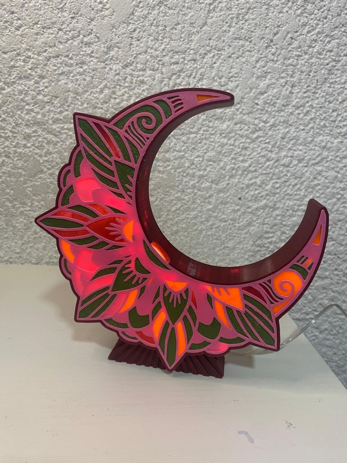 Luna creciente Mandala