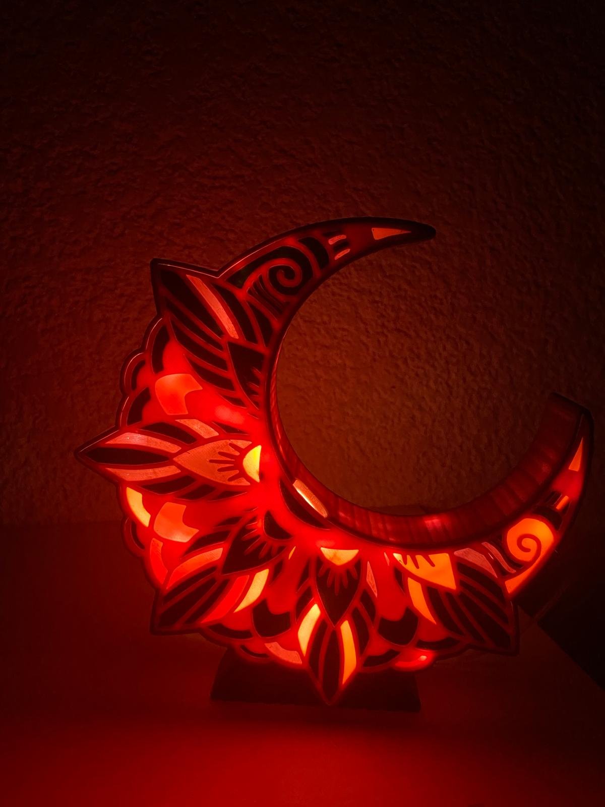 Luna creciente Mandala, foto 2 de 2