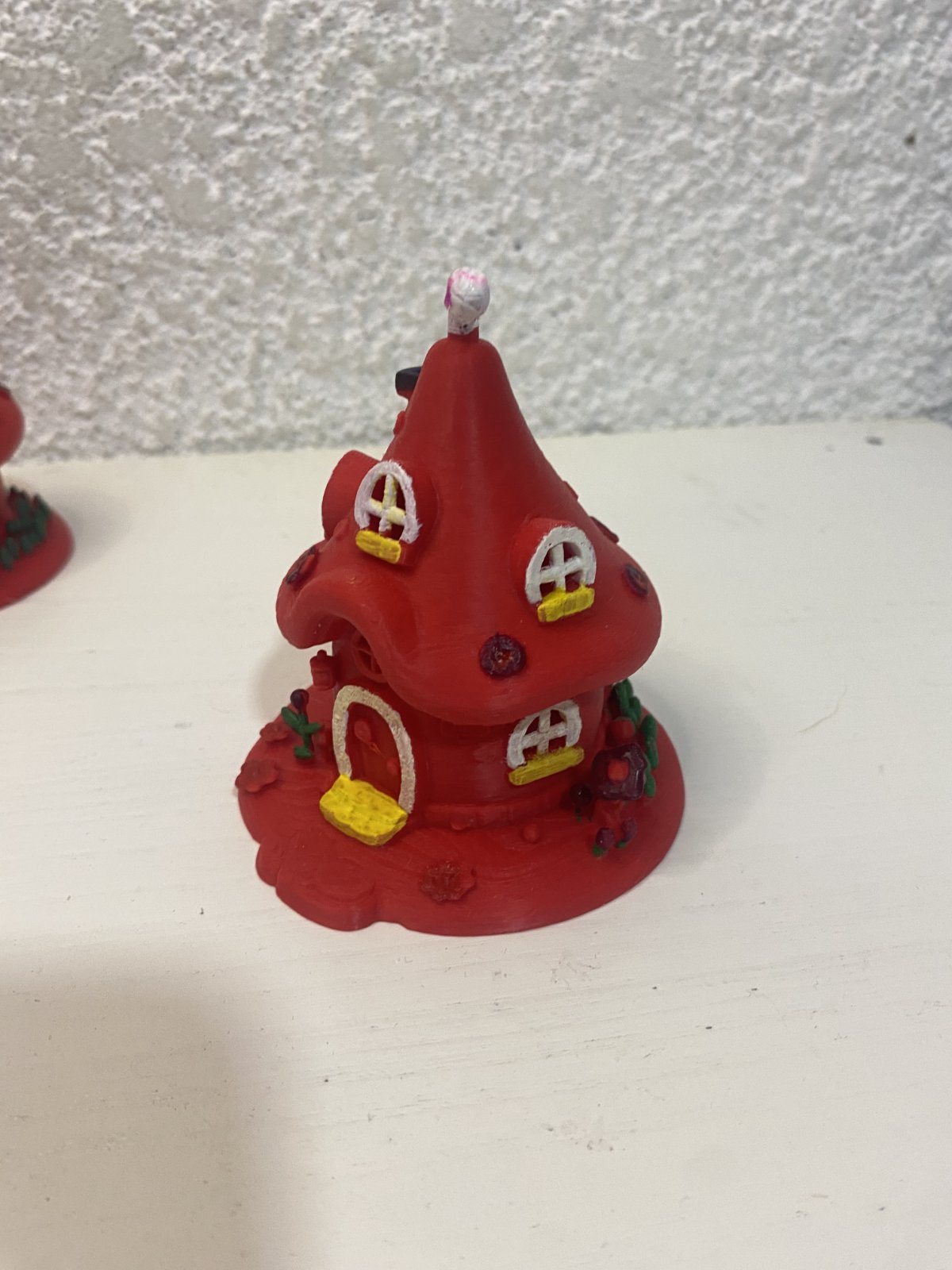 Casita de duende con luz a  pila